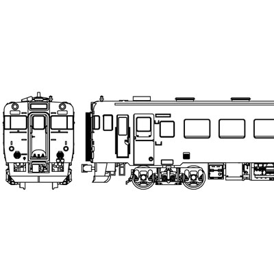 国鉄キハ28パノラミックウインドウ冷房準備車