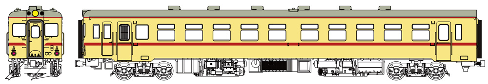 キハ55バス窓（準急色） | トラムウェイ TW-55AM-2 TW-55AT-2 鉄道模型 HOゲージ 通販