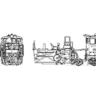 【HO】 国鉄DD14＋前方投雪型前頭車