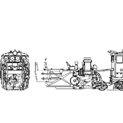 【HO】 国鉄DD14＋側方投雪型前頭車