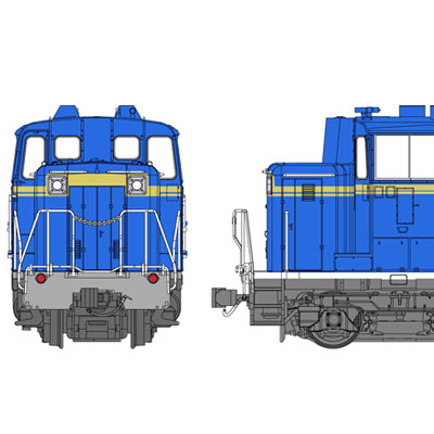 DD16 入換機タイプ （青色 銀帯） M付