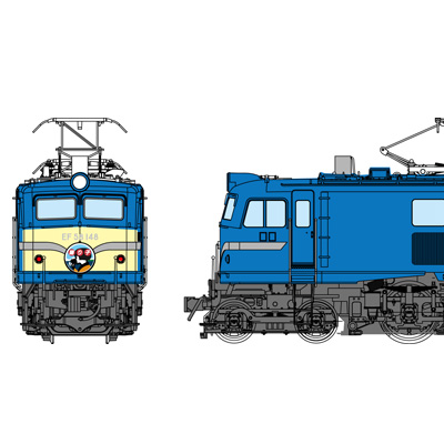 国鉄 EF58 148 ヨロイ窓 SG 白Hゴム 前面警戒色