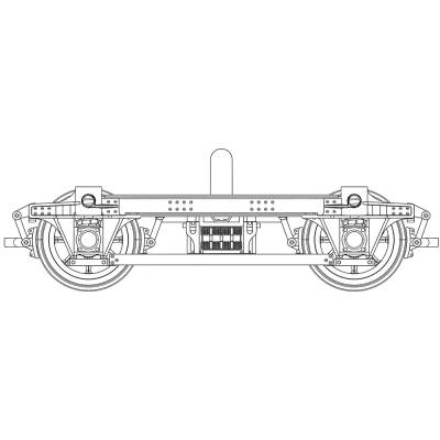 1/80 台車TR23（一両分 スポーク車輪）