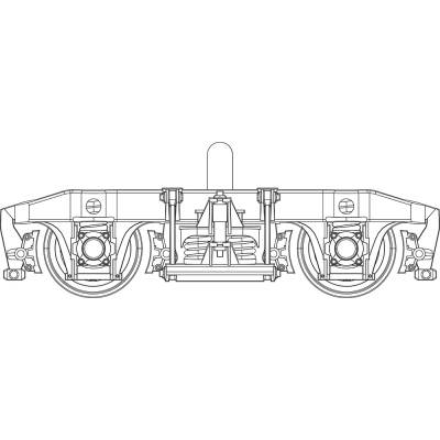 1/80 台車TR52（一両分 スポーク車輪） 