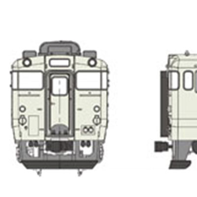 キハ40アイボリー色-500番代動力付