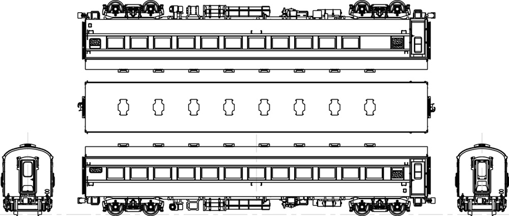 国鉄オロ61ぶどう2号 | トラムウェイ TW61-05B 鉄道模型 HOゲージ 通販
