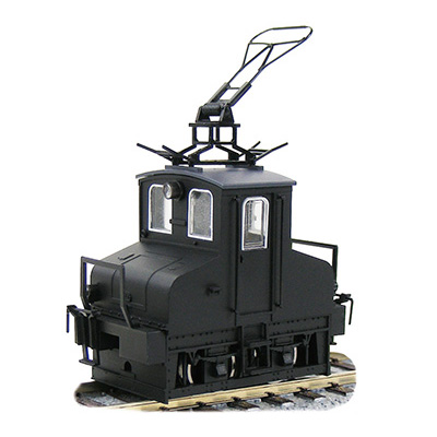 18007 1/80 銚子電気鉄道 デキ3 電気機関車（ビューゲル仕様/車体色 黒/動力付）