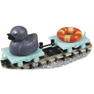 湖面電車 みにくいあひるのトロッコ(あひる 浮き輪 トロッコ付)