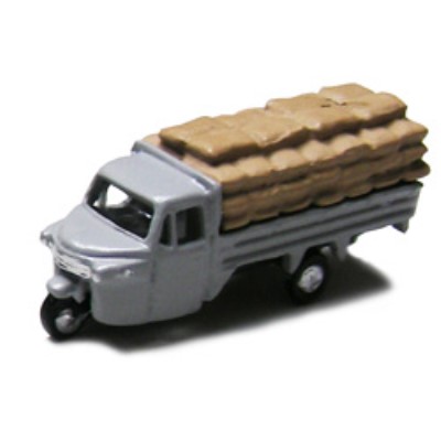 オート三輪トラック 穀物袋 積載仕様（グレー）