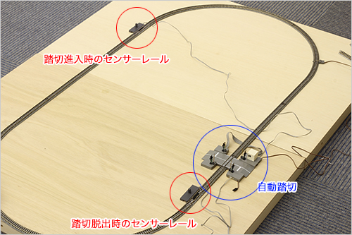 Nゲージ レイアウト 自動踏切