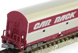 自動車輸送で活躍したコキ71 カーラックコンテナ