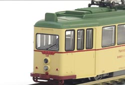コンパクトな路面電車 ハノーバー電車