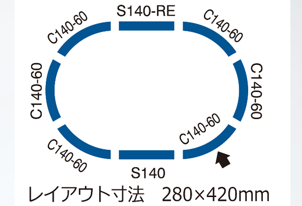 ミニ鉄道模型運転セット 鉄道模型