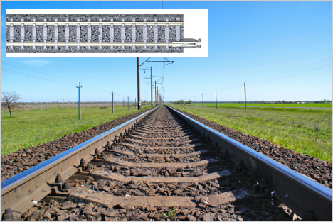 線路 レール　鉄道模型