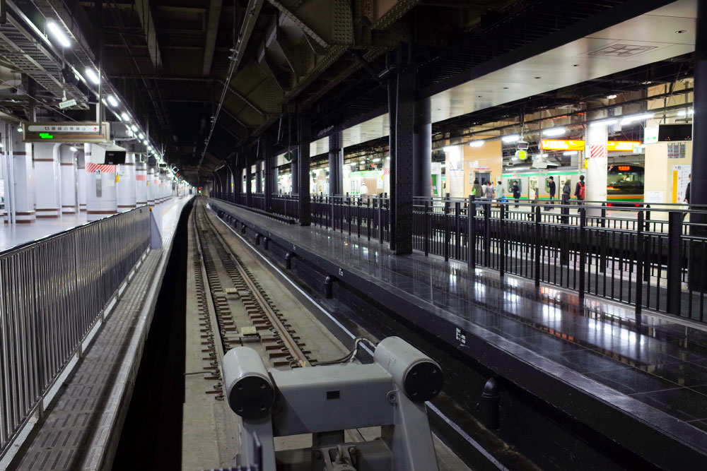 JR上野駅の13.5番線ホームと呼ばれる場所