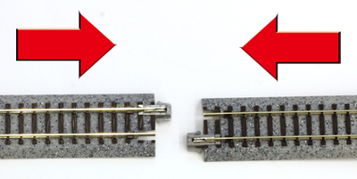 ユニトラック線路のジョイント