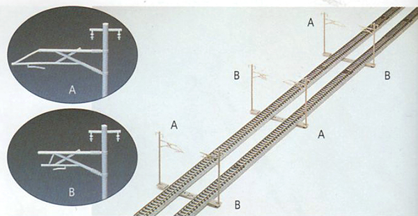 TOMIX 架線柱