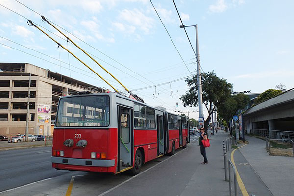 ハンガリーのトローリーバス