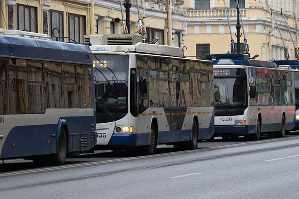 ロシアのトローリーバス