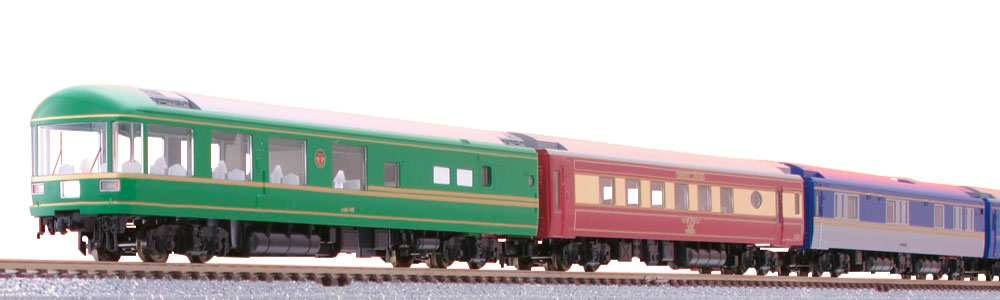 TOMIX「JR 24系25形特急寝台客車(夢空間北斗星) 」の連結イメージ
