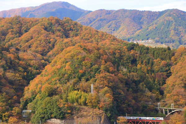 山間の中央本線