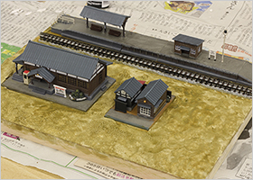 鉄道模型 ジオラマ製作講座　冬景色のジオラマ