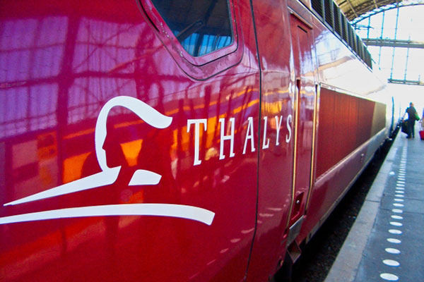 超特急タリス（Thalys）側面