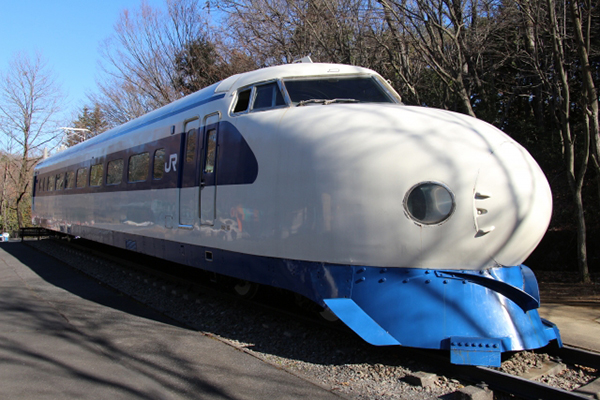 青梅公園の新幹線0系